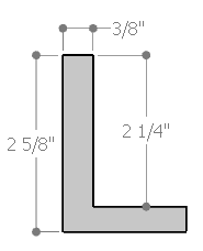 This extra tall, L-shaped floating contemporary canvas floater frame in warm silver features a thin flat face.

*Note: These solid wood, custom canvas floaters are for stretched canvas prints and paintings, and raised wood panels.